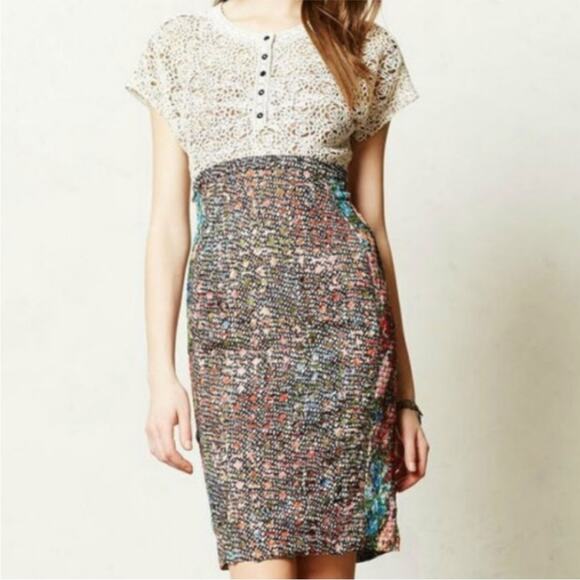 ANTHROPOLOGIE Beguile By Byron Lars Lace Study Dress Size 2 Cocktail Boho Party - Picture 8 of 8